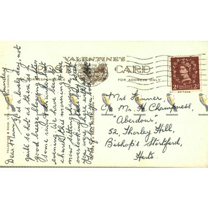 Louisa Gap Bay & Harbour, Broadstairs, Kent, H2678 RP Valentines Postcard, 1950s