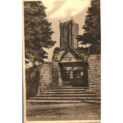 Berrynarbor Church, Devon, 89039 Frith Postcard, 1970