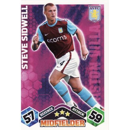 Match Attax 2009/2010 Steve Sidwell Aston Villa