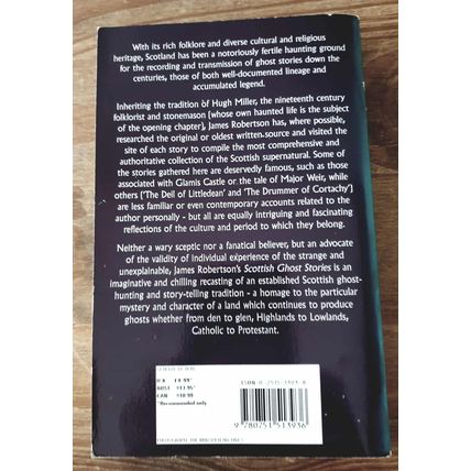 Scottish Ghost Stories. James Robertson. Warner Publications. 1996 Paperback.