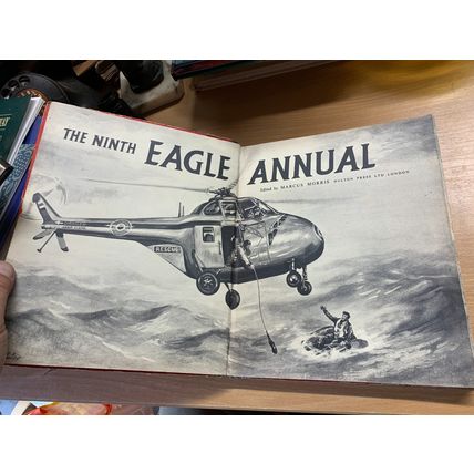 1960 "EAGLE ANNUAL NUMBER 9" DAN DARE ILLUSTRATED HARDBACK BOOK (P5)