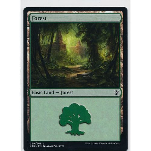 Magic the Gathering MTG Khans of Tarkir 269/269 Forest