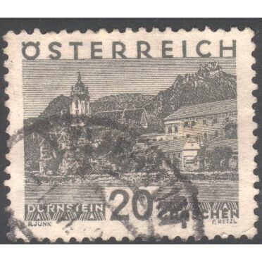 Austria 1929 - SG651 - 20s black - Durnstein - used