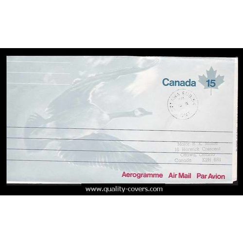 Canada #A30F Aerogram AirletterSheet USED 1974