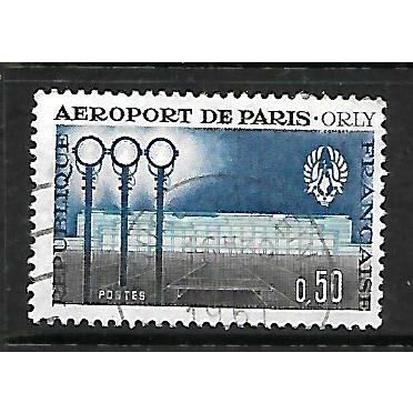 FRANCE 1961 50c ORLY AIRPORT SG 1514 FINE USED#