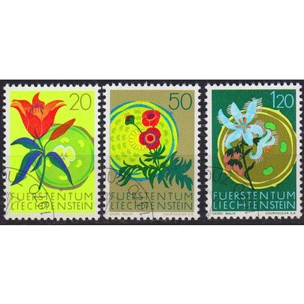 LIECHTENSTEIN [1970] MiNr 0521 ex ( O/used ) [01] Blumen