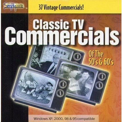 Classic TV Commercials CD-ROM for Windows - NEW CD in SLEEVE