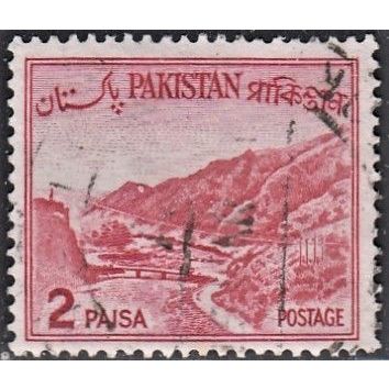 PAKISTAN, 1963 2p Khyber Pass, SG 129 (Scott #130a), used