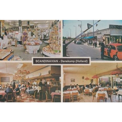 Denekamp Holland Scandanavia Dutch German Border Bank Restaurant 1972 Postcard