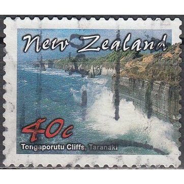 New Zealand 2002 Michel 2010BA O Cote (2005) 0.50 Euro Paysage Falaises