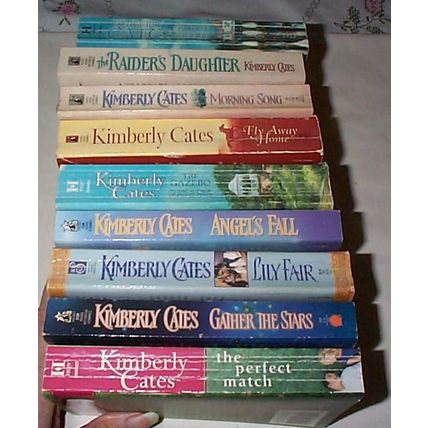 Lot 949 - - Kimberly Cates - 9 Books - Romance / Historical Romance - Paperback