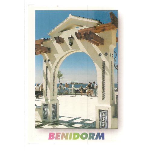 BENIDORM, SPAIN used postcard vgc with stamp 2001 postmark =