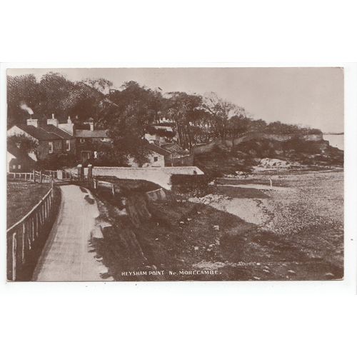 Heysham Point RP Postcard 1923 Lancashire