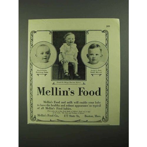 1926 Mellin's Food Ad