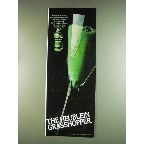 1978 Heublein Grasshopper Ad - M-m-minty
