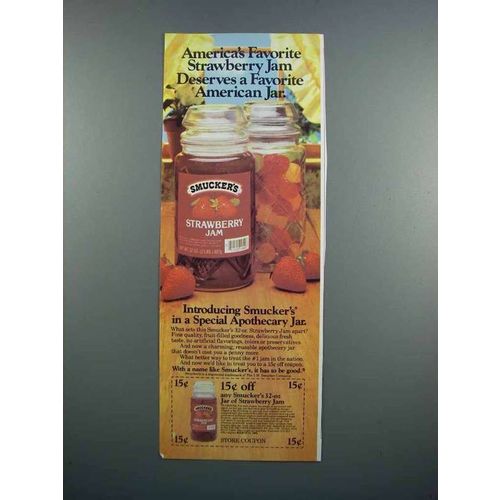 1983 Smucker's Strawberry Jam Ad - America's Favorite