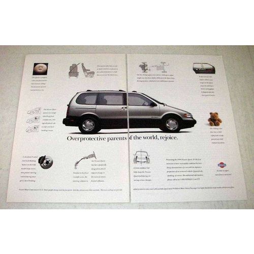 1994 Nissan Quest Minivan Ad - Overprotective Parents