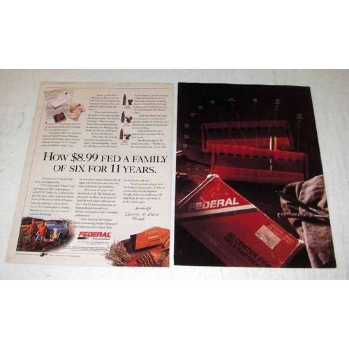 1994 Federal Ammunition Ad - Fed A Family of Six