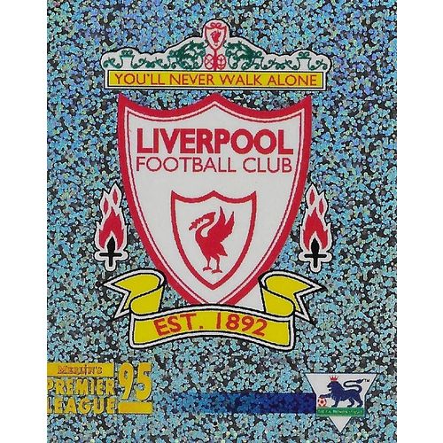 Merlin's Premier League 1995 Stickers: No.242 - Liverpool Team Badge