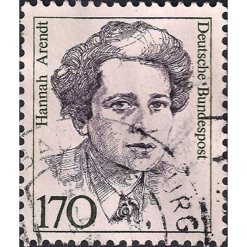 GERMANY, WOMEN, Hannah Arendt (1906-1975), green 1988, 170pf