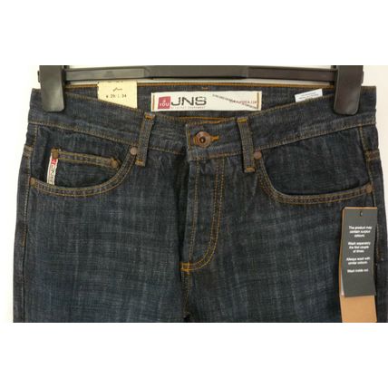 4YOU DARK BLUE BUTTON FLY LONG LEG JEANS RET £55 BNWT 28" & 29"/L34