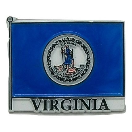 Virginia State Flag Fridge Magnet
