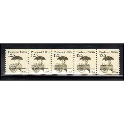 2133 12.5c Pushcart Fine MNH Dry Gum PNC 1/5 X2196