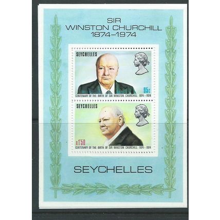 seychelles churchill set sgms333 sg 333 mnh
