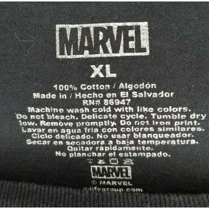 Marvel Comics Men's T-Shirt Marvel Yellow-Orange Logo Full Of Heroes Sz XL (T10E