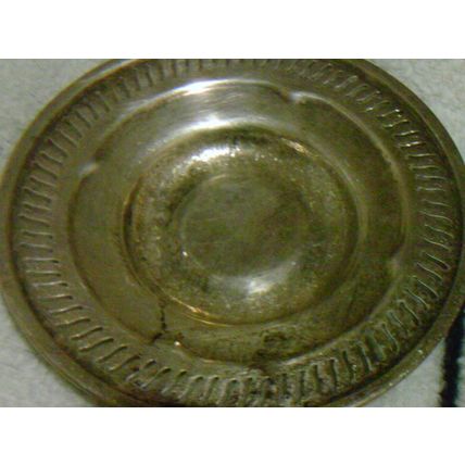 Viking Plate round tray pierced edging