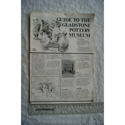1982 Guide to The Gladstone Pottery Museum