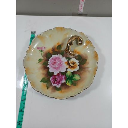 Ceramic Floral Rose Candy Dish made in Japan AC McClurg & co