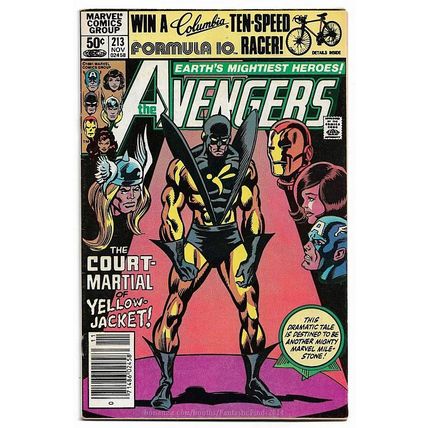 The Avengers #213 (1981) *Marvel Comics / Bronze Age / YellowJacket / Tigra*