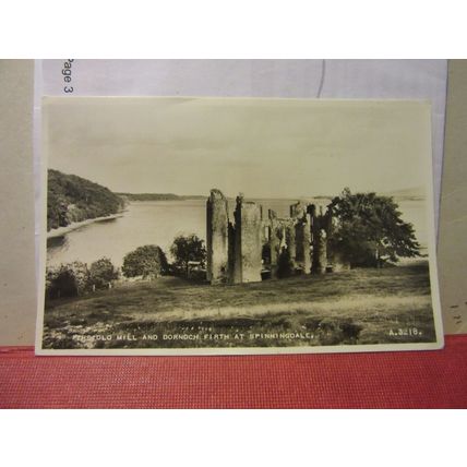 SPINNINGDALE DORNOCH FIRTH, SUTHERLAND SCOTLAND used vintage postcard 1957? pm /