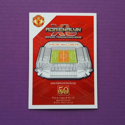 PAUL POGBA ROOKIE Panini Adrenalyn XL 2011/12 Manchester United NO 97