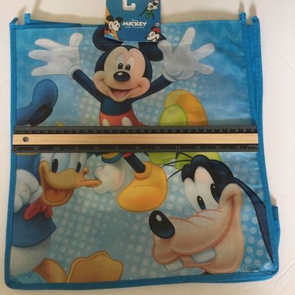 New Disney Mickey & Friends 13'' x 12'' x 6'' Reusable Tote Bag & 2 Small Bags
