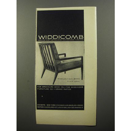 1956 Widdicomb Classic #WWZ Chair Advertisement