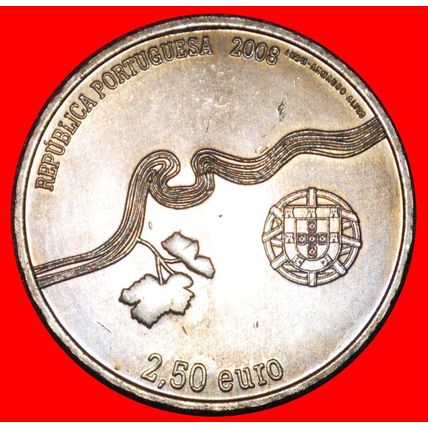 ALCOHOL PROPAGANDA: PORTUGAL ★ 2 1/2 EURO 2008 UNC UNCOMMON★LOW START★NO RESERVE