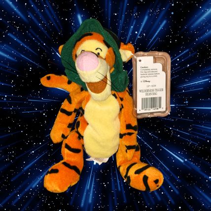 Disney Bean Bag Plush - Tigger, Wilderness NWT