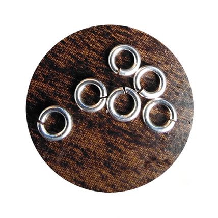 925 Sterling Silver 4mm Twist Lock Jump Ring Jewellery Making Repair open C41
