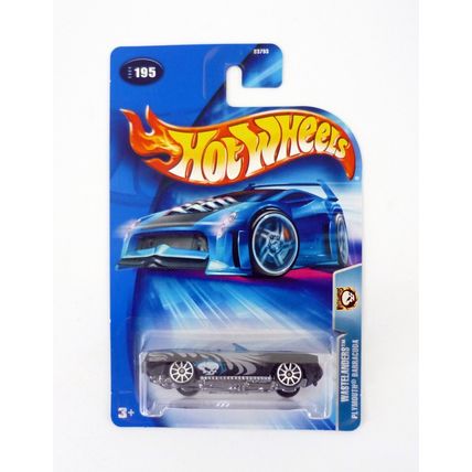 Hot Wheels Plymouth Barracuda #195 Wastelanders Black Die-Cast Car 2004