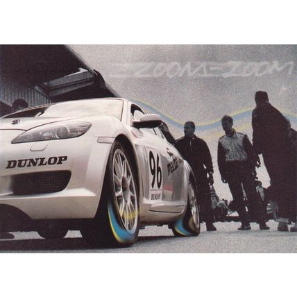 Mazda Put your foot down advertising Postcard unused VGC