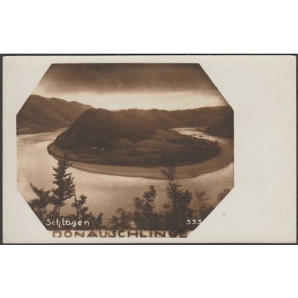 Donauschlinge, Schlögen, c.1930s - Otto Kaiser Foto-AK