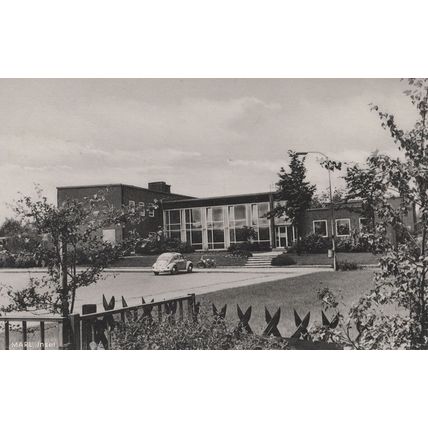 Marl Insel German Mini Car Park Vintage Real Photo Postcard