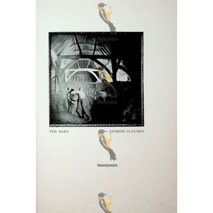 Barn, Clausen & Line Of The Plough, Arnesby Brown, Book Illustration, 1920
