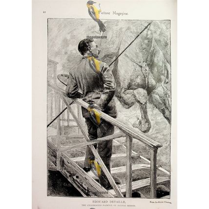Edouard Detaille, Painter Of Battle Scenes, Book Illustration (Print), 1893