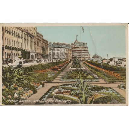 PC21933 Carpet Gardens. Grand Parade. Eastbourne. 1929