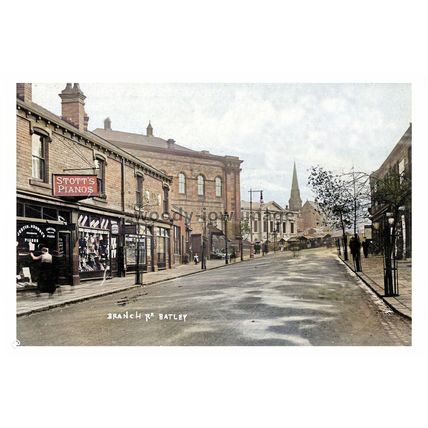ptc0780 - Batley , Stott's Pianos Branch Road , Yorkshire - print 6x4