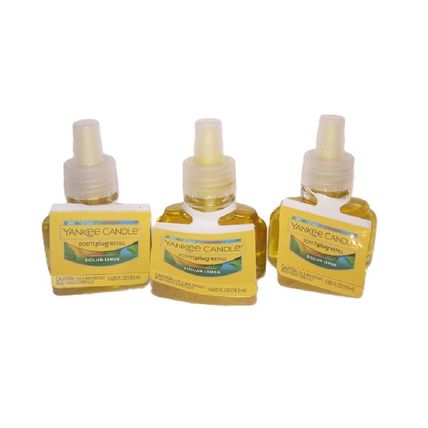Yankee Candle Sicilian Lemon ScentPlug Refill Bulb 3 Pack