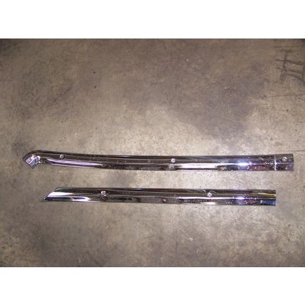 1967 PLYMOUTH SATELLITE RH REAR GLASS TRIM OEM BELVEDERE GTX